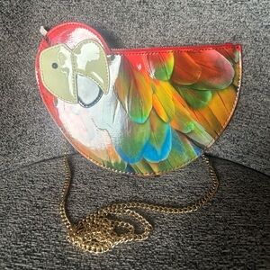 Colorful Parrot-Shaped chain shoulder bag